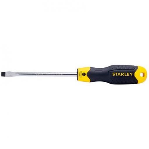Standardní šroubovák, dělka lopatky: 150 mm Vysoké kvalitní ocel Standardní šroubovák Plochý hrot 6,5 mm Stanley