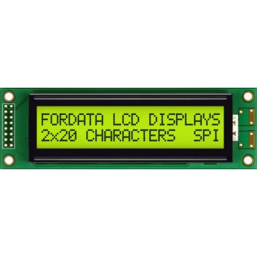FC2002D01-FHYYBW-51SE podsvícení LED Zelená, Žlutá Fordata 2 x 20