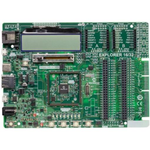 Microchip Vývojová deska, DM240001-2, SAM, MCU DM240001-2, Mikrokontrolér, PIC16/32, Explorer 16/32, Vývojová deska