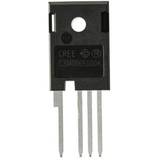 řada: C3M MOSFET C3M0065100K Typ N-kanálový 35 A 1 kV Wolfspeed, TO-247, počet kolíků: 4 kolíkový Vylepšení