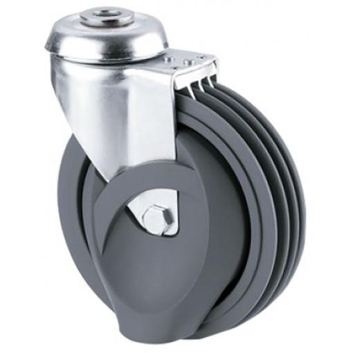 2875QMP125P30-13 Tente Otočné 160 kg 125 mm, Polyuretan