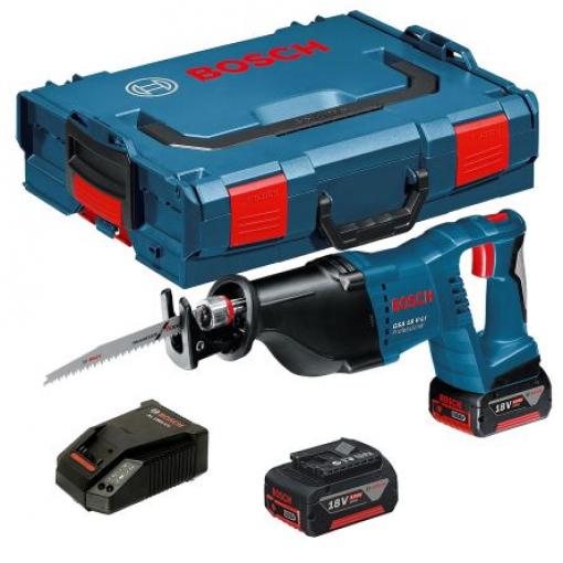 Bosch Pila, řada: GSA 5 Ah, číslo modelu: GSA 18 V-LI, hmotnost: 2.9 kg