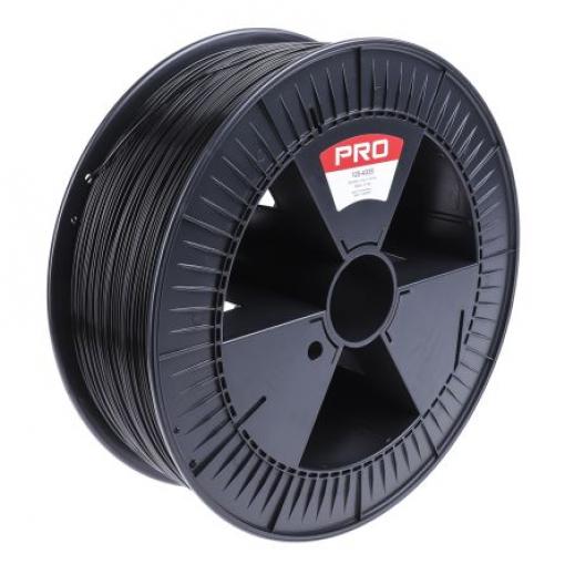 Vlákna pro 3D tiskárny, Černá 1.75 mm 2.3 kg Polymléčná kyselina RS PRO