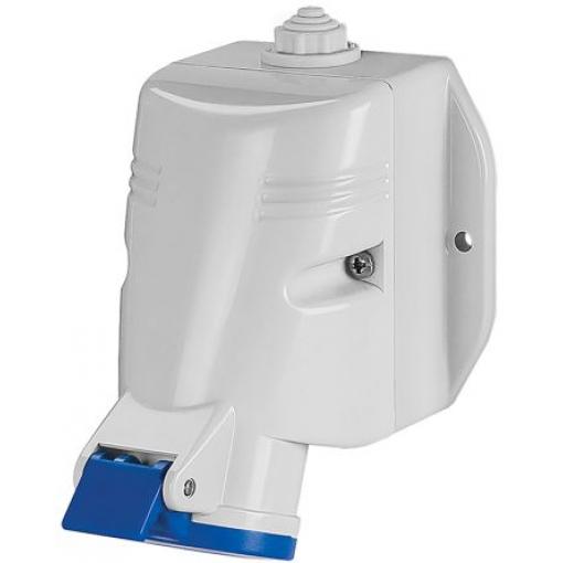 Scame Průmyslový napájecí konektor, řada: OPTIMA-TOP, IP67, Nástěnná barva Červená, 125 A 3P+PE, 415 V