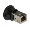 Schneider Electric Konektor RJ45, řada: XB5P Vnitřní, Rovný, Montáž do panelu, počet portů: 1portový