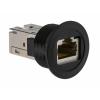 Schneider Electric Konektor RJ45, řada: XB5P Vnitřní, Rovný, Montáž do panelu, počet portů: 1portový