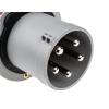 Scame Průmyslový napájecí konektor, řada: Optima, IP44, Kabel, formát pólů: 3P+N+PE, orientace těla: Rovný barva
