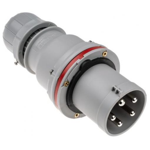 Scame Průmyslový napájecí konektor, řada: Optima, IP44, Kabel, formát pólů: 3P+N+PE, orientace těla: Rovný barva