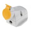 Scame Průmyslový napájecí konektor, řada: OPTIMA-TOP, IP44, Nástěnná barva Žlutá, 16 A 2P+PE, 110 V