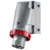 Scame Průmyslový napájecí konektor, řada: OPTIMA-TOP, IP67, Nástěnná montáž, formát pólů: 3P+PE, orientace těla: Rovný