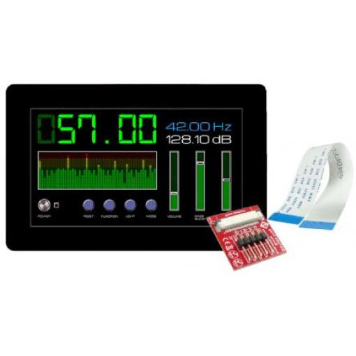 gen4-uLCD-70DCT-CLB 7 in Dotykový displej 800 x 480 pixelů podsvícení LED 4D Systems Kapacitní