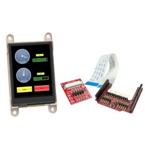 4D Systems gen4 2.4 in Displej kompatibilní s platformou Arduino Rezistivní dotyková obrazovka