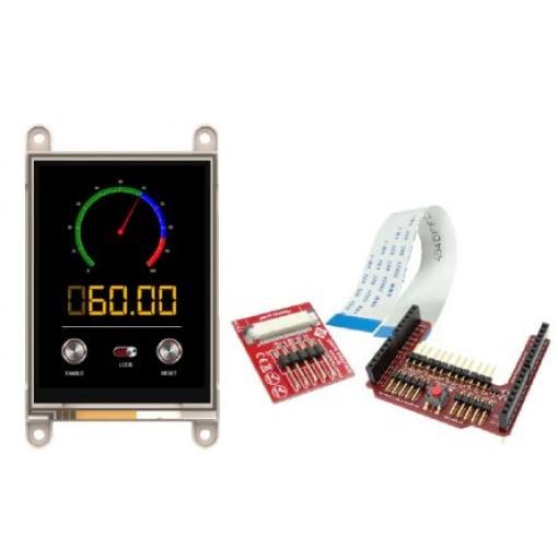 4D Systems gen4 3.2 in Displej kompatibilní s platformou Arduino Rezistivní dotyková obrazovka