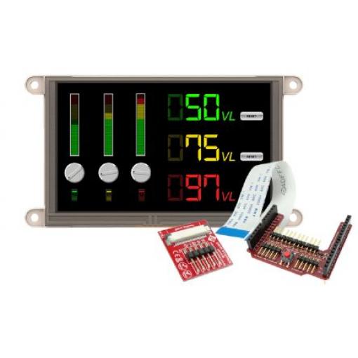 4D Systems gen4 5 in Displej kompatibilní s platformou Arduino Rezistivní dotyková obrazovka