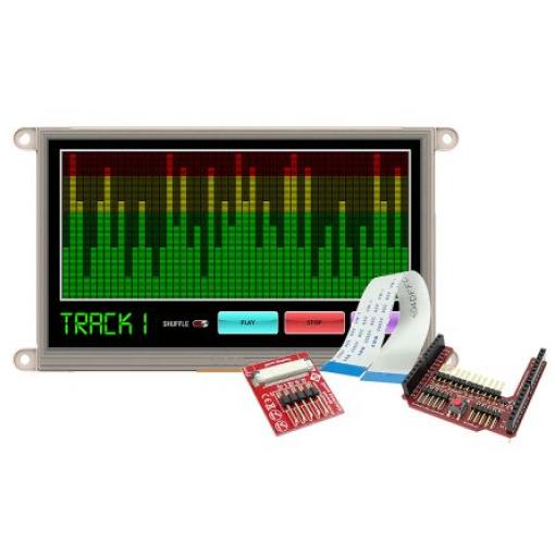 4D Systems gen4 7 in Displej kompatibilní s platformou Arduino Rezistivní dotyková obrazovka
