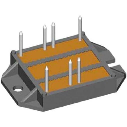 IXYS Můstkový usměrňovač VUO122-16NO7 1.08 kA 1700 V, ECO-PAC2, počet kolíků: 7 kolíkový, konfigurace: Jednoduchý