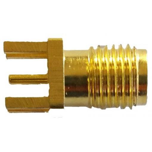 RF Solutions Koaxiální konektor, řada: CON Vnitřní, 50 Ω, orientace těla: Rovný, Hranice Konektor SMA Pájecí, 18GHz 0