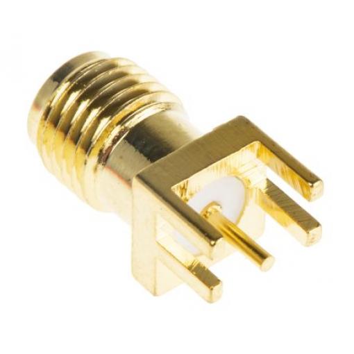 RF Solutions Koaxiální konektor, řada: CON Vnitřní, 50 Ω, orientace těla: Rovný, Hranice Konektor SMA Pájecí, 18GHz 0