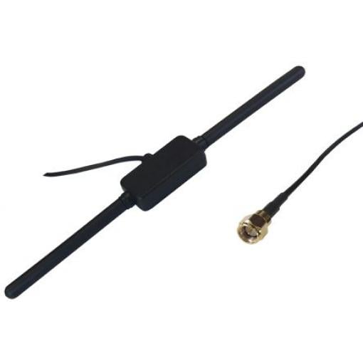 Anténa WiFi Všesměrový ANT-24G-DPL-SMA Dipól Externí Povrch Prut SMA RF Solutions 2.5 m Vnější Wi-Fi, řada: ANT-24G