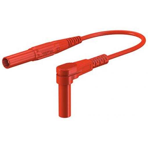 Staubli Zkušební kabel s konektorem, Červená 19A, délka kabelů: 1 m, 1 kV, Silikon, úroveň kategorie: CAT III