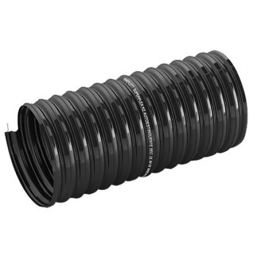 Ohebné potrubí, Polyvinylchlorid délka 5 m barva Černá Vyztužený poloměr ohybu 100 mm Contitech