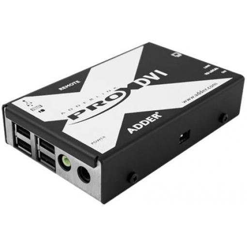 Extender KVM USB Rozšiřující pár, počet zobrazení: 1 1 Catx Adder 50 m, video připojení: DVI 1portový