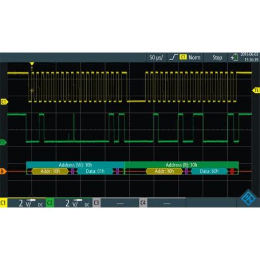 Software pro osciloskopy RTH-K1, pro použití s: Řada RTH1002, Řada RTH1004 10 Rohde & Schwarz