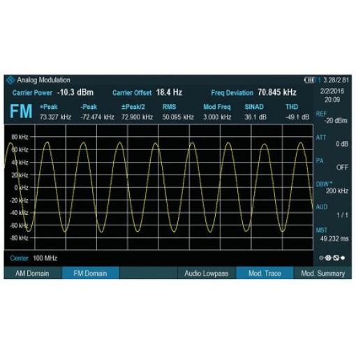 Rohde & Schwarz Upgrade softwaru FPH-B3, pro použití s: Ruční spektrální analyzátor Spectrum Rider FPH, Rozšíření