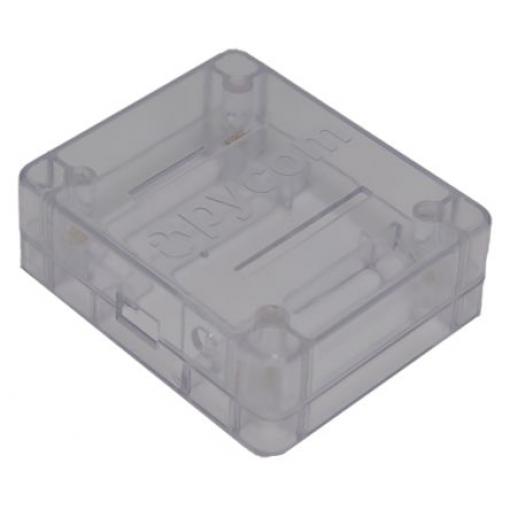 Pycom Skříň vývojové desky barva Průhledné Pycase Grey pro Rozšiřující deska, LoPy, WiPy