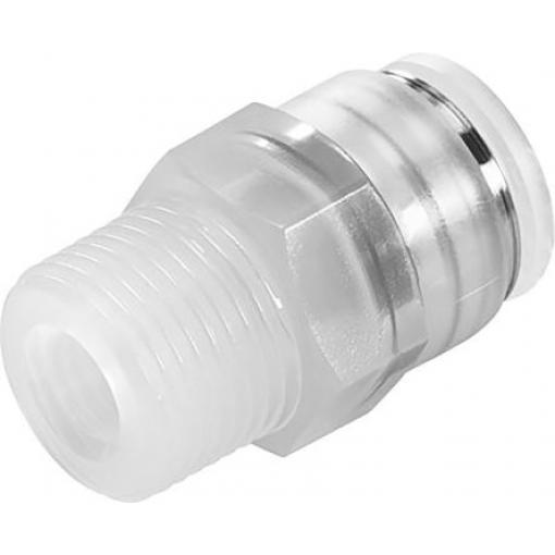 Festo Pneumatická armatura, řada: NPQP Vnější Odolné vůči chemikáliím 1/4" Potravinářský stupeň R