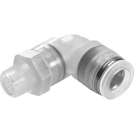 Festo Pneumatická armatura, řada: NPQP Vnější Odolné vůči chemikáliím R 1/8" Potravinářský stupeň R