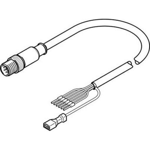 Festo Kabelové vedení, řada: NEBM, pro použití s: Regulátor motoru CMMS-ST, Krokový motor EMMS-ST-28