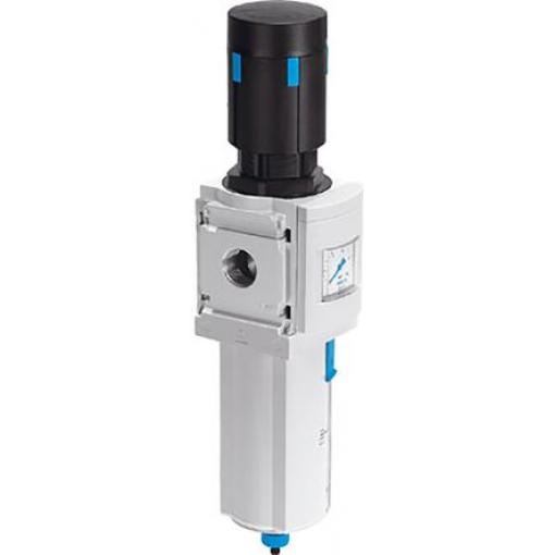 Regulátor s filtrem, řada: MS 40 μm, přípojka portu: 3/8 in, max. tlak: 10 bar Automatické 3/8 in Festo 529222