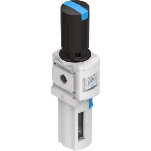 Regulátor s filtrem, řada: MS6 40 μm, přípojka portu: 3/8 in, max. tlak: 10 bar Ruční 3/8 in Festo 529228
