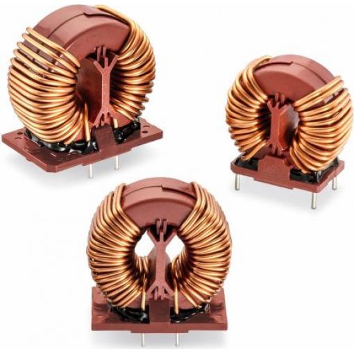Tlumivka souhlasného napětí, řada: WE-CMBHV 1.6 mH 16.4 A, Průchozí otvor 8.5 mΩ 760V ac Wurth Elektronik