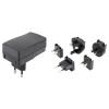 Adaptér AC/DC, výstup: 9V dc, počet výstupů: 1 AC/DC adaptér 600mA 5.4W pro zdravotnictví