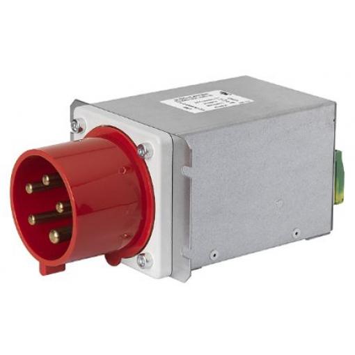 Filtr EMC, řada: FMAD CEE, 415V ac, 50 Hz, 60 Hz, Montáž na rám, Šroubová, 16 A, počet fází: 3, 10 mA, Schurter, 1, 5.6