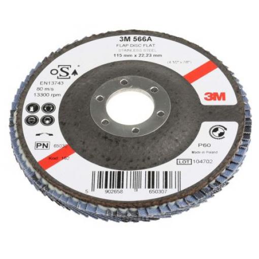 Brusný disk, řada: Cubitron II Zirkonia hliník zrnitost P60 115 mm Střední, max. bezpečná rychlost: 8500 rpm 3M 10 V