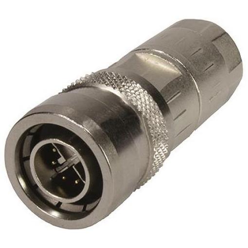 Kulatý konektor, počet kontaktů: 8, Kabel, velikost: M12 HARTING, pohlaví kontaktu: Vnější, orientace těla: Rovný