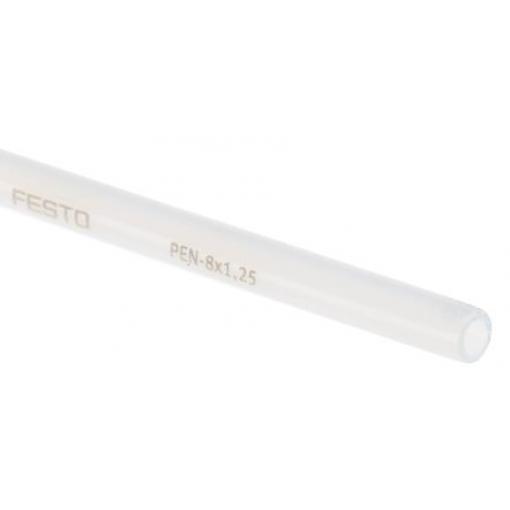 Vedení stlačeného vzduchu, řada: Pen Průsvitná, délka: 50 m, Polyetylen 8 mm Neškodné pro potraviny, Široká škála úkolů,