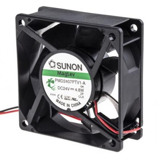 Sunon Axiální ventilátor, řada: PMD, průtok vzduchu: 83.3 m³/h 4.8 W 24 V dc 200 mA 70 mm 70 mm 25 mm