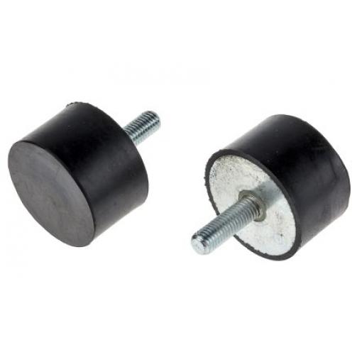 RS PRO RS PRO Válcovitý M10 Antivibrační držák Zarážka vnitřní 169.2 kg