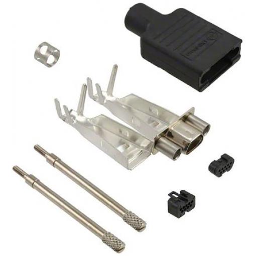 Molex Konektor D-Sub, řada: CMD, počet kontaktů: 9, orientace těla: Rovný 1.27 mm, Kabel Vnitřní, 600.0 V