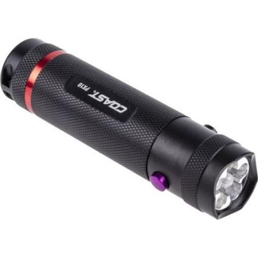 Kapesní svítilna PX10, rozsah: PX10, typ žárovky: UV LED, svítivost: 59 lm, IPX4 Černá Ultrafialové Coast