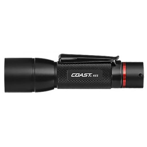 Kapesní svítilna HX5, rozsah: HX5, typ žárovky: LED, svítivost: 130 lm Černá Plošné, Bodové Coast