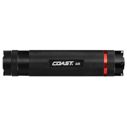 Kapesní svítilna G45, rozsah: G45, typ žárovky: LED, svítivost: 150 lm, IPX4 Černá Bodové Coast