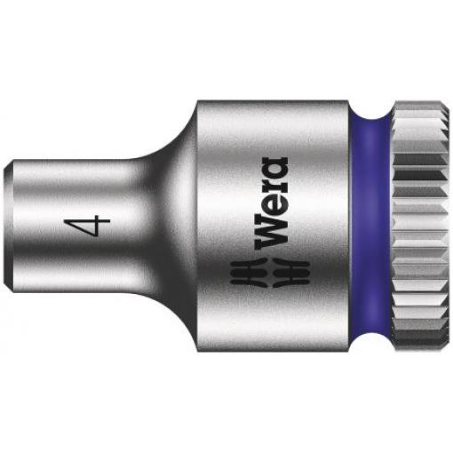 Zásuvka 1/4 in pohon 4 mm 6 bodů Šestihran, celková délka: 23.0 mm Wera