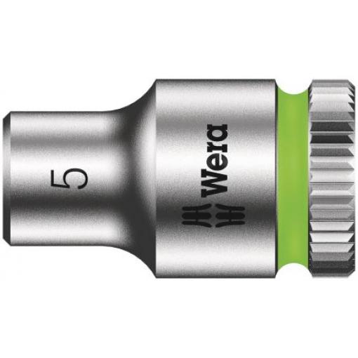 Zásuvka 1/4 in pohon 5 mm 6 bodů Šestihran, celková délka: 23.0 mm Wera