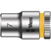 Zásuvka 1/4 in pohon 7 mm 6 bodů Šestihran, celková délka: 23.0 mm Wera