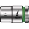 Zásuvka 1/4 in pohon 9 mm 6 bodů Šestihran, celková délka: 23.0 mm Wera